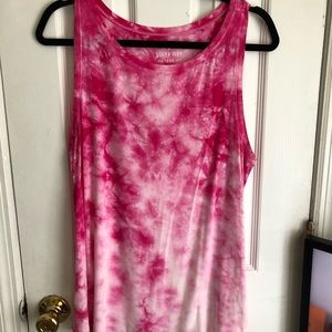 Pink tie dye shirt